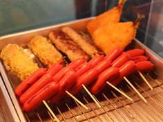 四日市競輪 グルメ写真 串各種