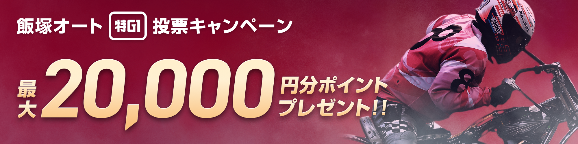 合計100名様に最大20,000ptプレゼント